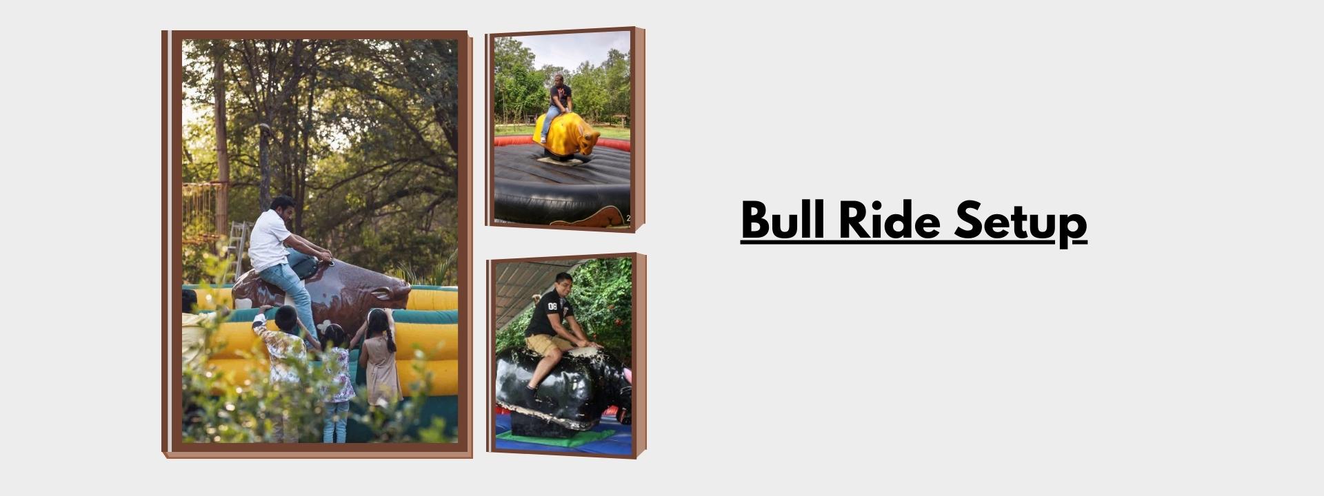 Mechanical Bull setup | Bull Riding Activity Setup